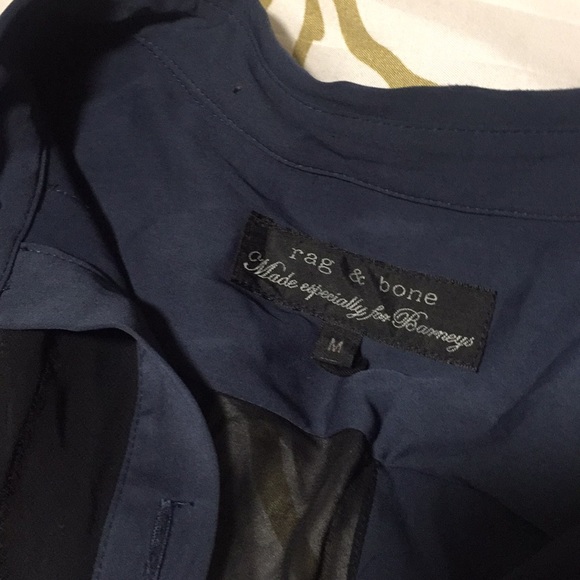 Rag & Bone Silk Button Front Shirt - Picture 3 of 6